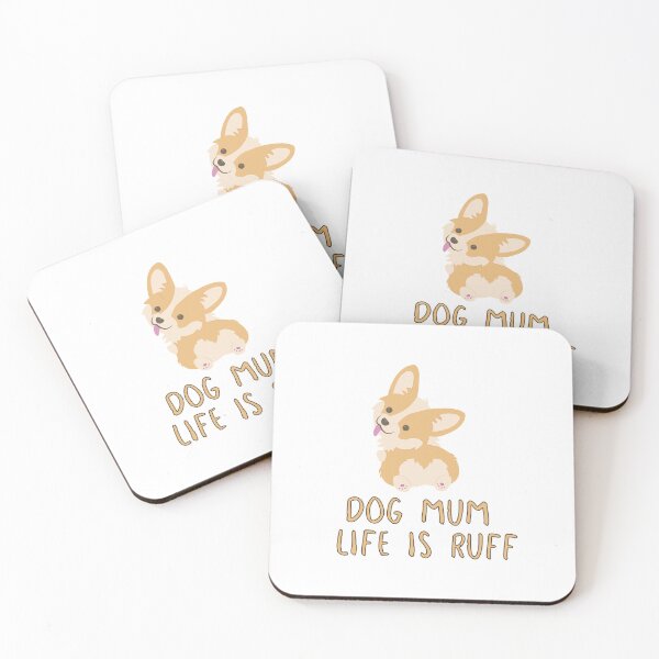 Item preview, Dog Mum Life Is Ruff designed and sold by Peach-Design.