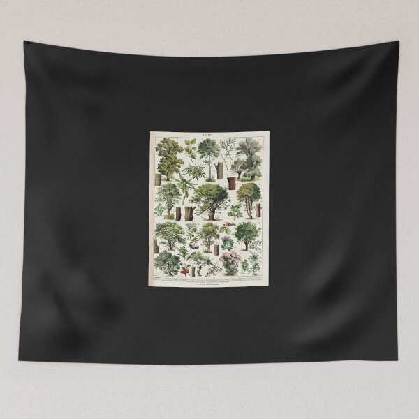 Item preview, Adolphe Millot - Arbres A - French vintage botanical poster Classic T-Shirt designed and sold by StefanGramm.