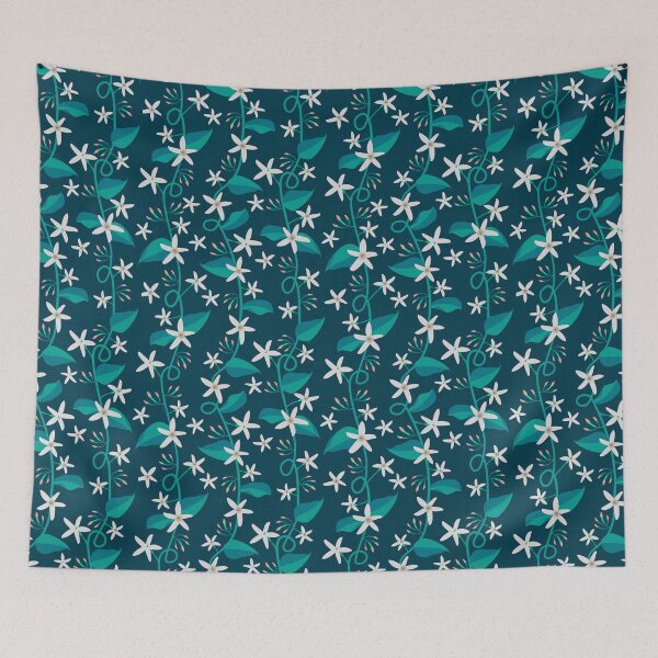 Item preview, Jasmine in turquoise  designed and sold by Amilia Korre.