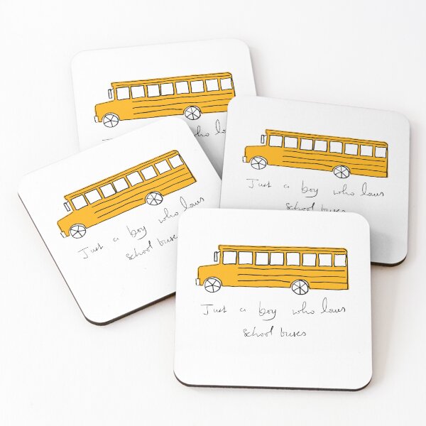 Item preview, Just A Boy Who loves School Buses designed and sold by keyword1.