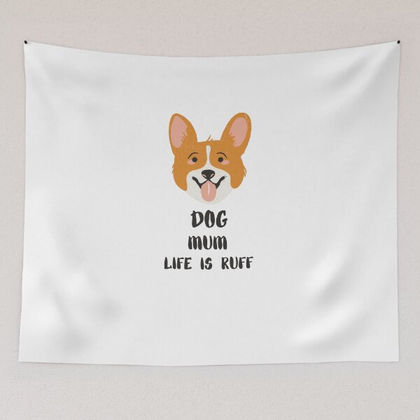 Item preview, Funny Dog Mum Ruff, Dog Lover, Dog Mom designed and sold by OmnaShop.