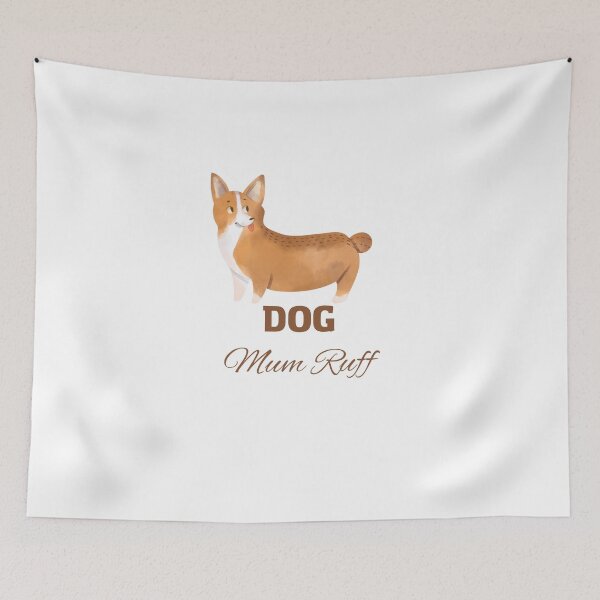 Item preview, Funny Dog Mum Ruff, Dog Lover, Dog Mom designed and sold by OmnaShop.