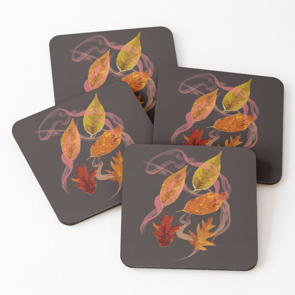 Item preview, Leaves in the wind red designed and sold by AmonRa16.