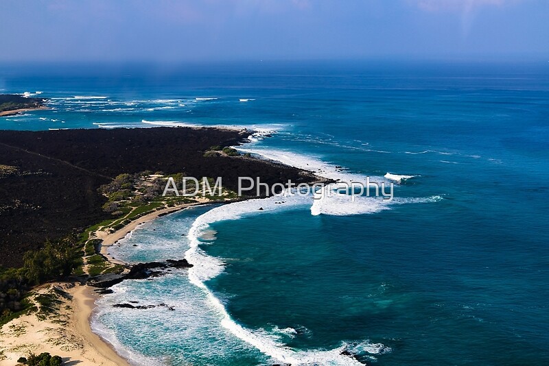 "Birds Eye View Kona Hawaii" by ADM Photography Redbubble