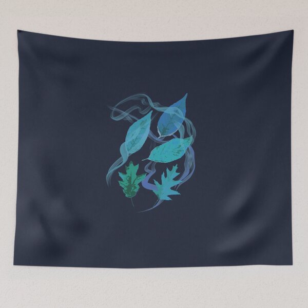 Item preview, Leaves in the wind blue designed and sold by AmonRa16.