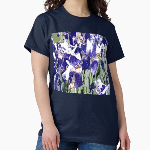 Item preview, Blue irises color art designed and sold by artdragongift.