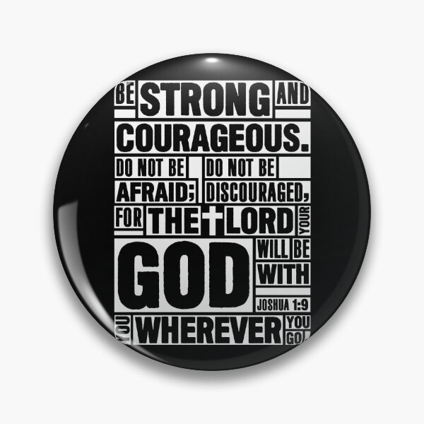 Item preview, Joshua 1:9 Be Strong and Courageous designed and sold by plushism.