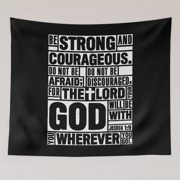 Item preview, Joshua 1:9 Be Strong and Courageous designed and sold by plushism.