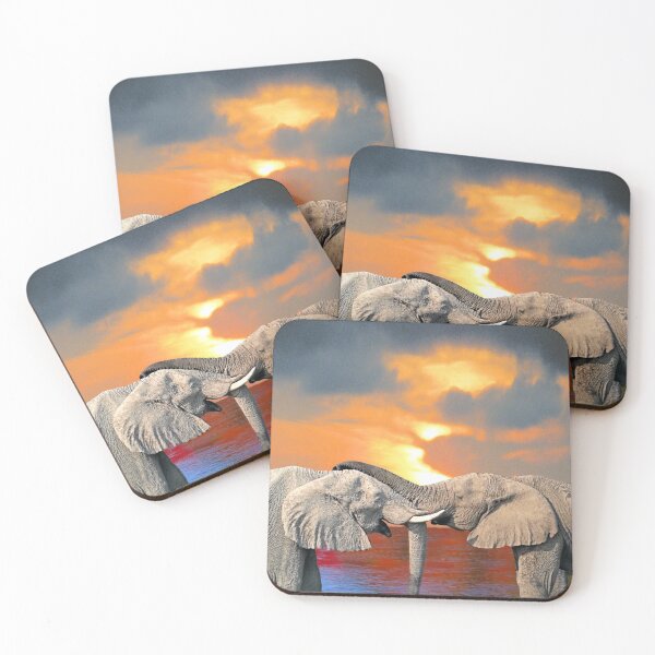 Item preview, Affectionate Elephants designed and sold by kristalcurt.