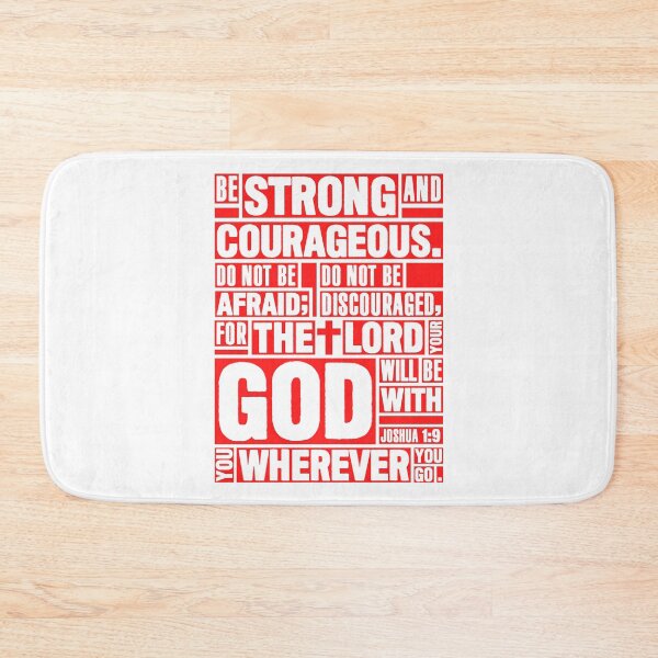 Item preview, Joshua 1:9 Be Strong and Courageous designed and sold by plushism.