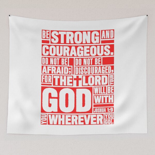 Item preview, Joshua 1:9 Be Strong and Courageous designed and sold by plushism.