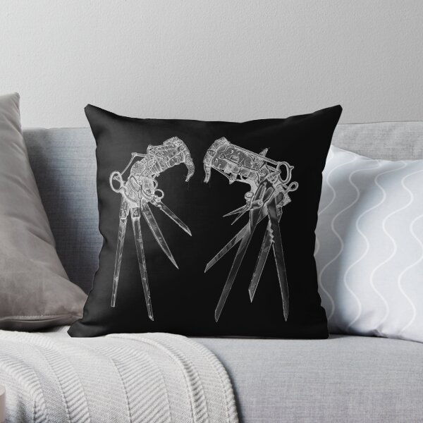 Scissorhands- Inverted Throw Pillow