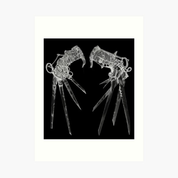 Scissorhands- Inverted Art Print