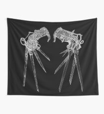 Scissorhands- Inverted Wall Tapestry