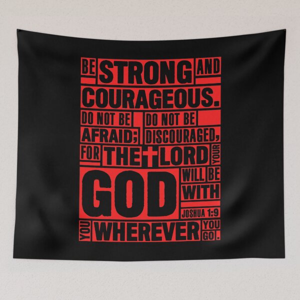Item preview, Joshua 1:9 Be Strong and Courageous designed and sold by plushism.