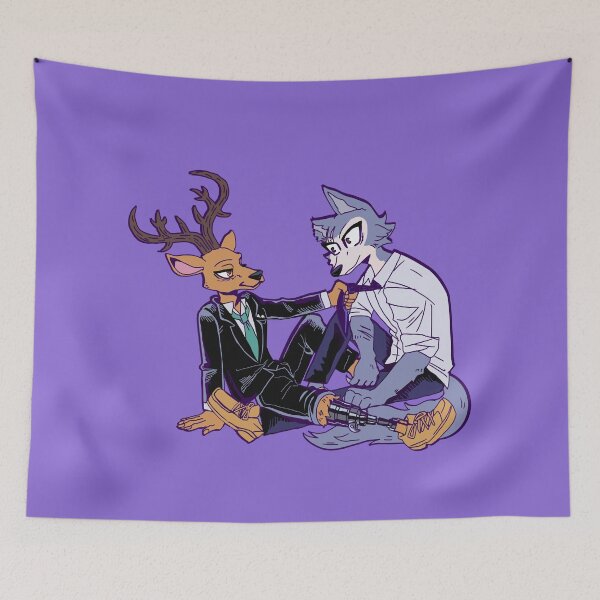Item preview, BEASTARS! Louis X Legoshi sticker designed and sold by angsty-angst.