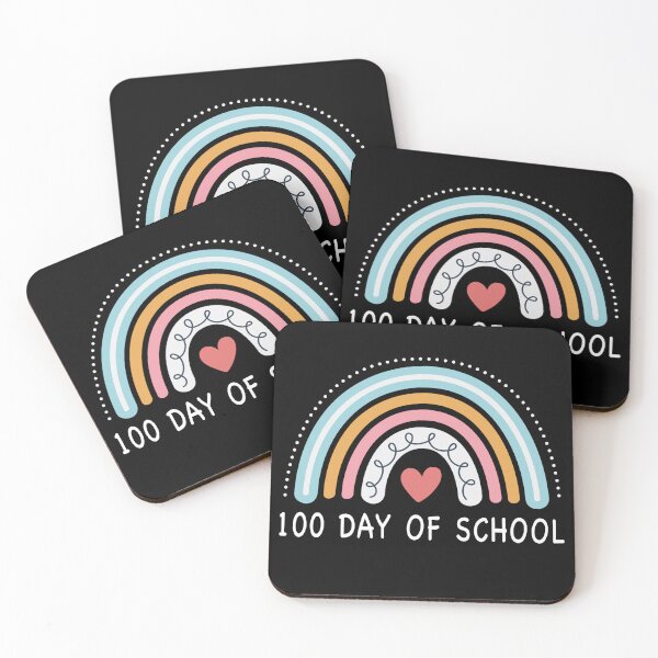 Item preview, Happy 100th Day Of School Teacher Kids 100 Days Rainbow designed and sold by ZimbomDesigner.
