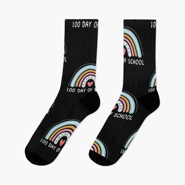 Item preview, Happy 100th Day Of School Teacher Kids 100 Days Rainbow designed and sold by ZimbomDesigner.