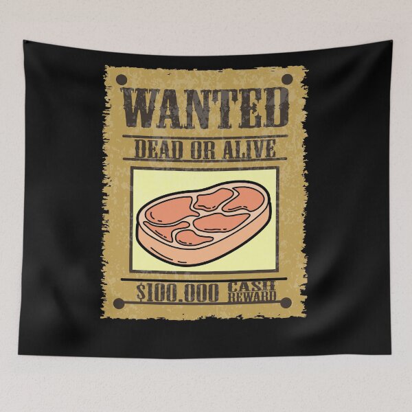 Item preview, Steak Wanted designed and sold by ProtonProject.
