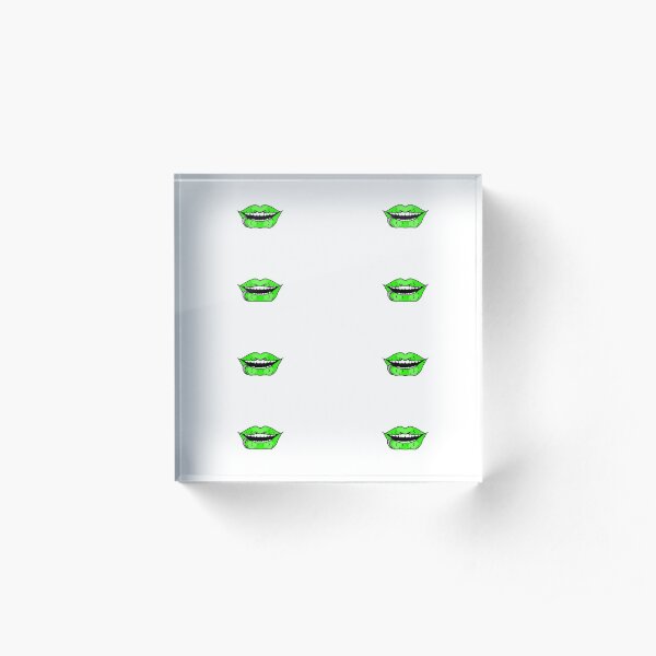 Neon Green Acrylic Block