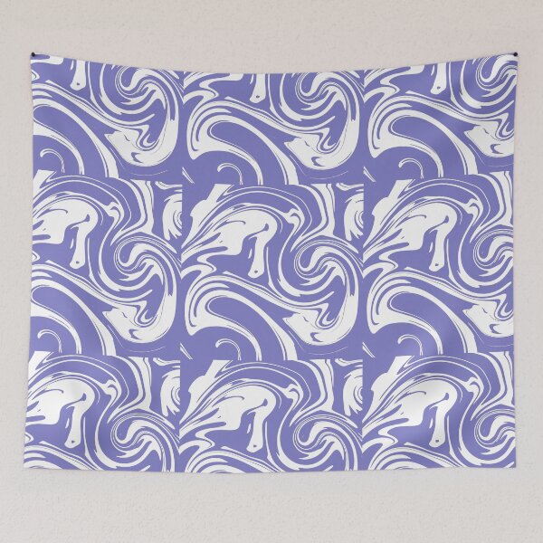 Item preview, Violet And White Swirl designed and sold by ArtbyLucy27.