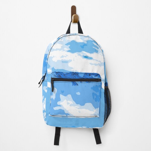 Item preview, White clouds in the blue sky color art designed and sold by artdragongift 15.