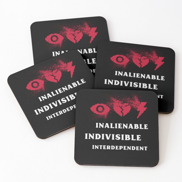 Item preview, Inalienable, Indivisible, Interdependent. Universal Declaration Of Human Rights designed and sold by Rebel-Design.