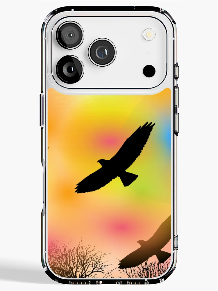 Thumbnail 1 of 5, iPhone Case, Colourful flight designed and sold by BubbleTextBox.