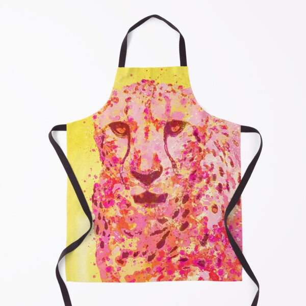 Item preview, Preppy Room Decor - Leopard Cheetah Watercolor Painting Design designed and sold by Shop Your Aesthetic.