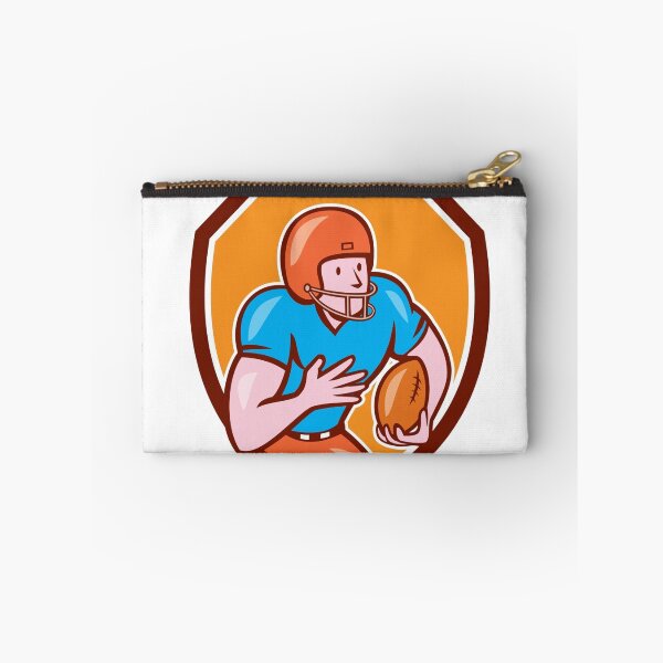 Item preview, American Football Receiver Running Ball Shield designed and sold by patrimonio.