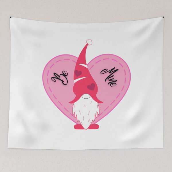 Item preview, Be Mine Valentines Gnome designed and sold by LMoonDesigns.