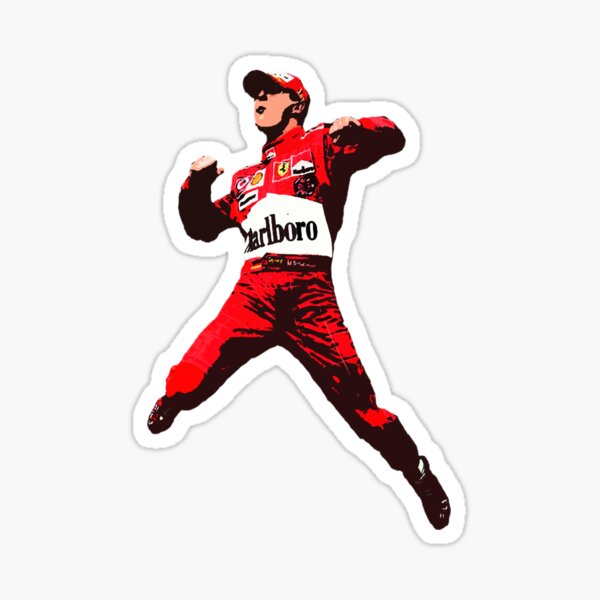 Michael Schumacher: 7 times Formula 1 world champion Sticker