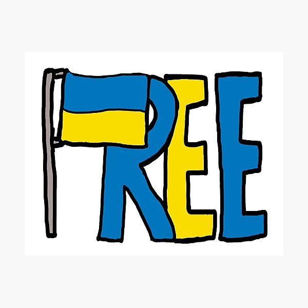 Item preview, Free Ukraine designed and sold by Mark-Ewbie.