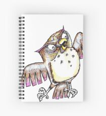 Wise Owl with Gel Pen Spiral Notebook