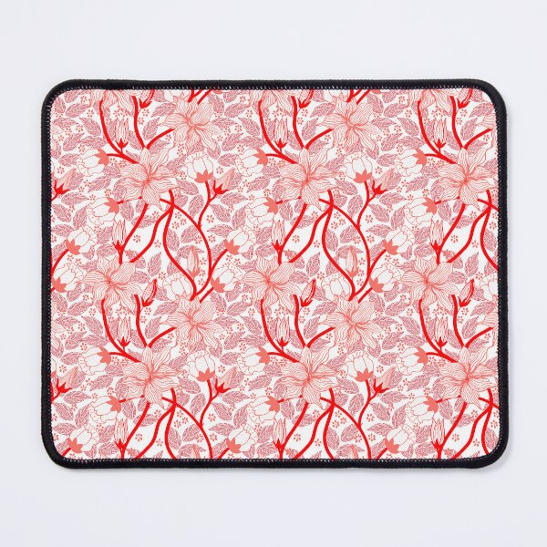 Item preview, Preppy Room Decor - Chinoiserie Red Floral Pattern Design designed and sold by Shop Your Aesthetic.
