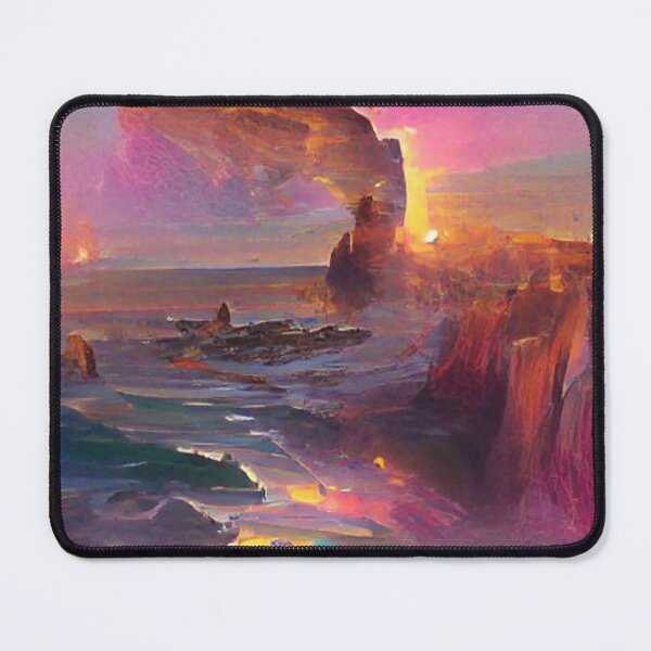 Item preview, Sunset cliffs Mystical style Art designed and sold by NeuralProd.