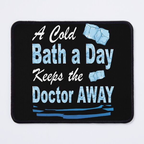 Item preview, Winter bathing saying cold bathing cryotherapy designed and sold by Merchandiser099.