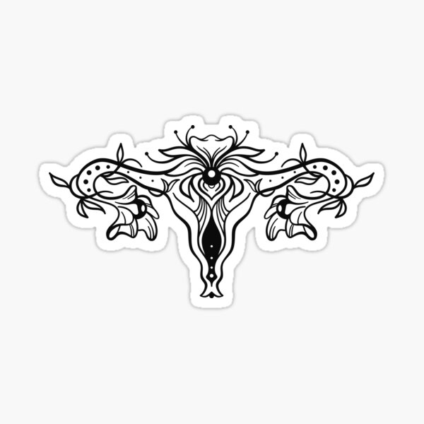 Floral Uterus Sticker For Sale By Sanadesignshop Redbubble 3991