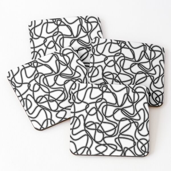 Item preview, Abstract pattern - gray and white. designed and sold by K.S ART.