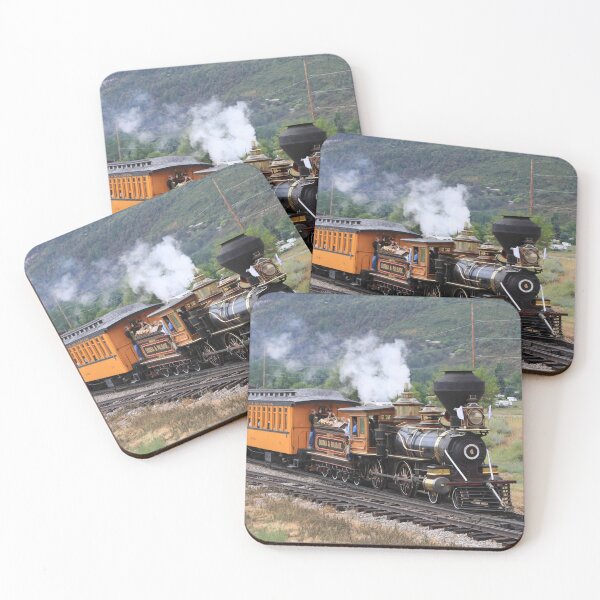 Item preview, Eureka & Palisade Steam Train Historic Vintage Engine Locomotive designed and sold by TheTrainRoom.