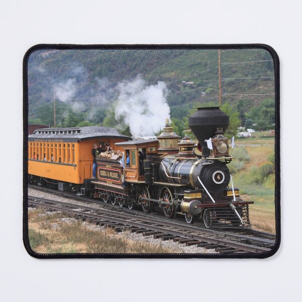 Item preview, Eureka & Palisade Steam Train Historic Vintage Engine Locomotive designed and sold by TheTrainRoom.