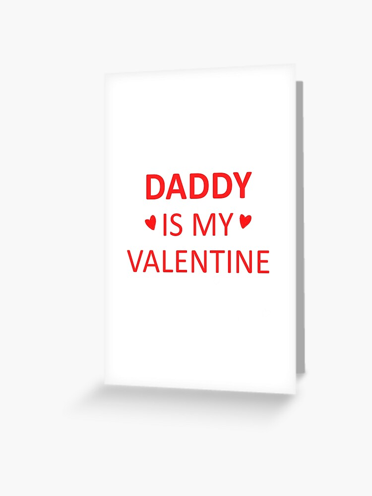 Valentine card for 2024 dad from daughter