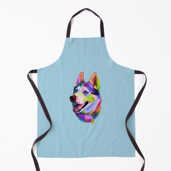 Item preview, Huskie Colorful Pop Art Portrait For Dog Owners Chukcha Sibe T-Shirt designed and sold by SebastianLageri.
