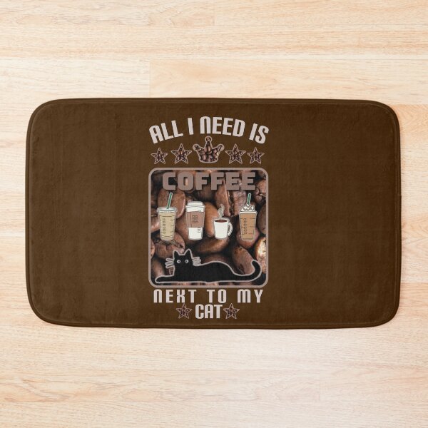 Item preview,  All I need is coffee next to my cat. designed and sold by Umiska.