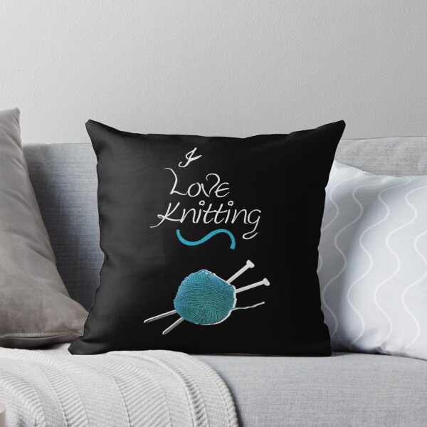 Item preview, I love knitting, knitting sayings, knitting lover clothes designed and sold by Kirei-Lily.
