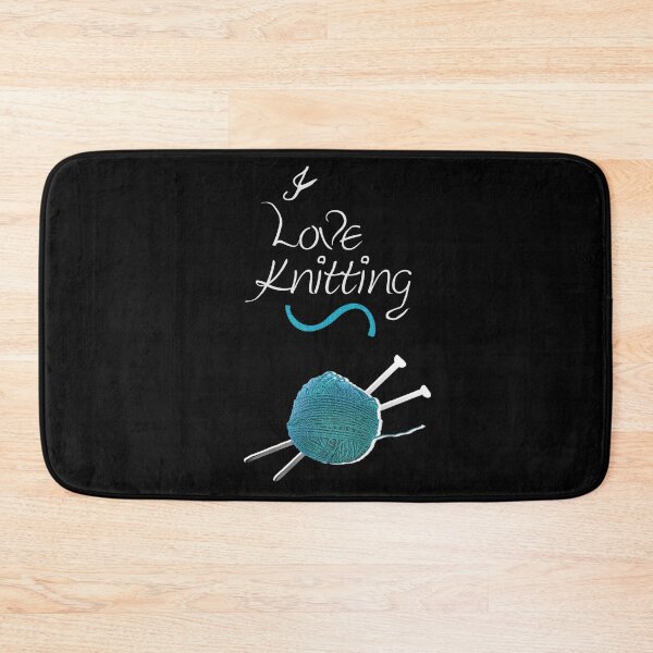 Item preview, I love knitting, knitting sayings, knitting lover clothes designed and sold by Kirei-Lily.