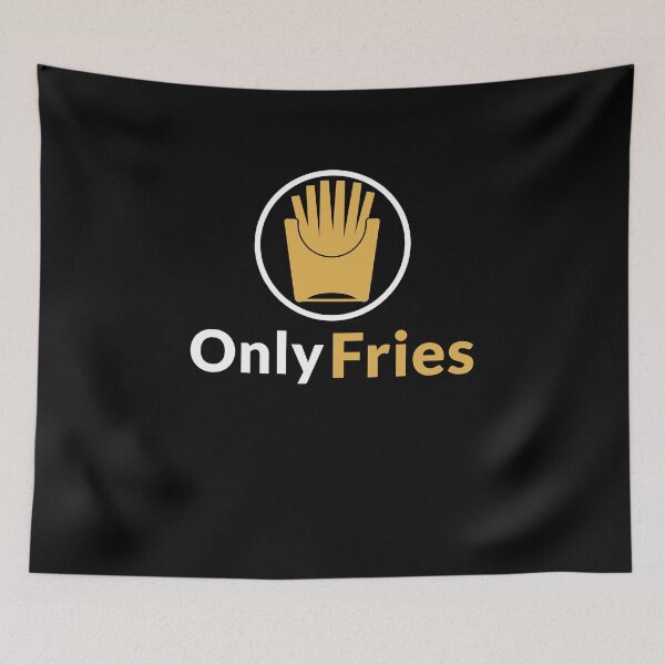 Item preview, ONLY FRIES - Funny Food Parody French Fry shirt  designed and sold by 5lav.
