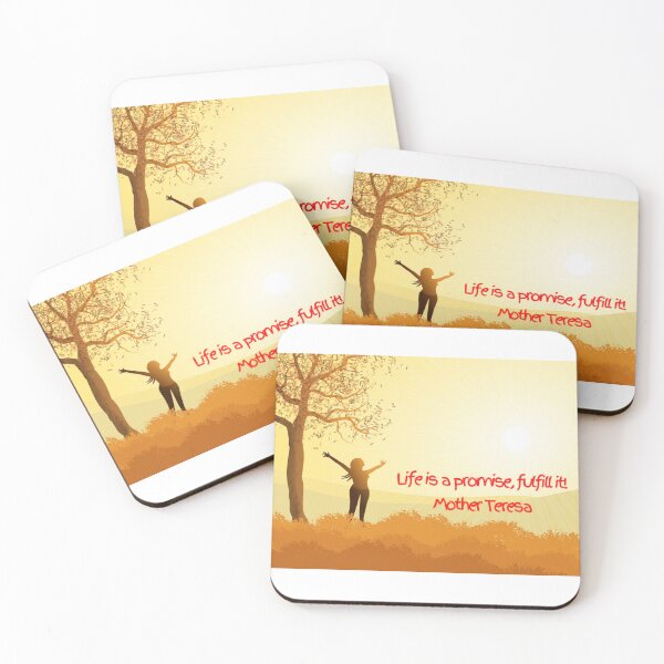 Item preview, Life is a promise. Mother Teresa designed and sold by Krispsm.