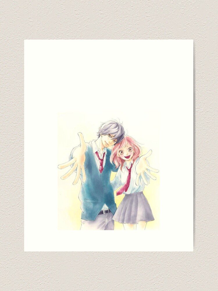 Ao Haru Ride Blue Spring Ride Romantic Art Board Print for Sale by  NormaBrown1