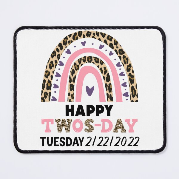 Item preview, Divertido Happy Twosday Martes 22 de febrero de 2022 Regalo conmemorativo Twosday Martes 22 de febrero de 2022 Happy 2nd Teacher Para enseñar Twosday Tuesday February taco twosday designed and sold by Mouadox ★★★★★.